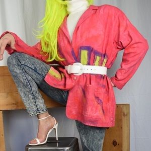 Sloop Jones blazer jacket with shoulder pads